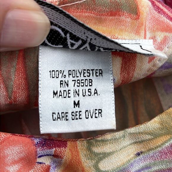 Caviar Vintage 80’s spring blouse M - Picture 6 of 8